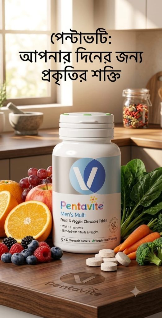 Pentavite Men’s Multi ৪ পিস অফার মূল্য